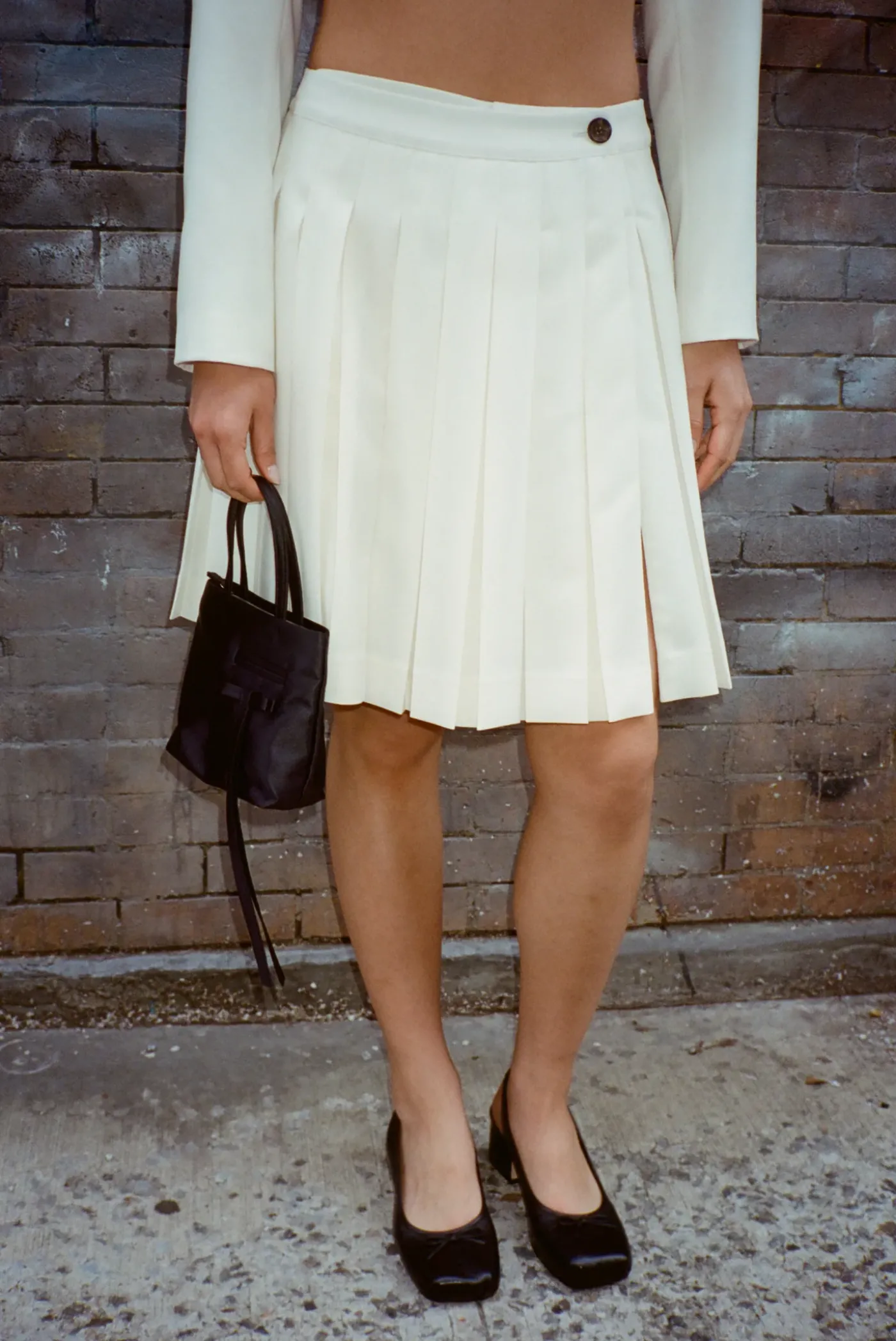 Bridal^Sandy Liang Astra Skort In Bone