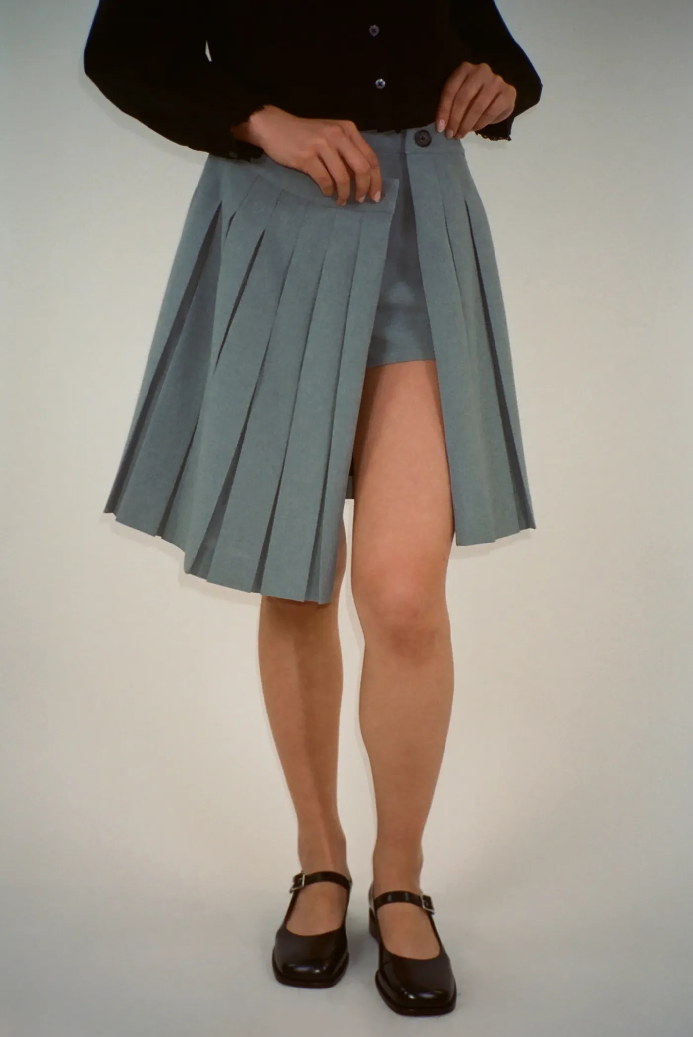 Skirts^Sandy Liang Astra Skort In Grey