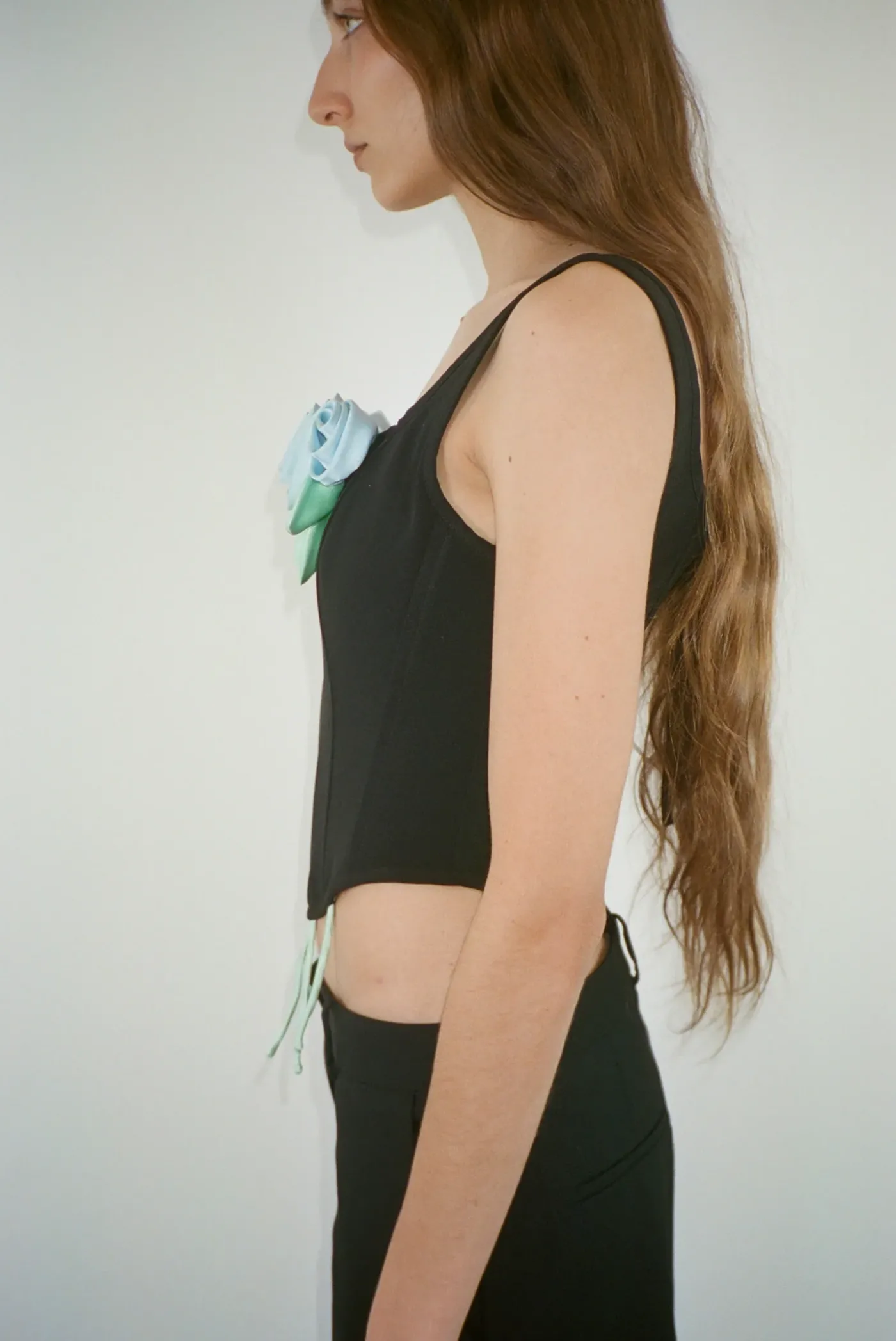Tops^Sandy Liang Barque Corset In Blue