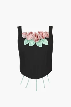 Tops^Sandy Liang Barque Corset In Pink
