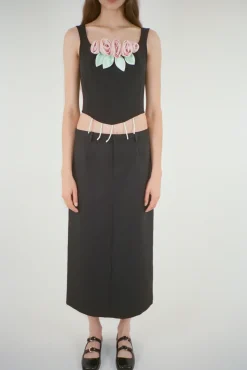 Tops^Sandy Liang Barque Corset In Pink