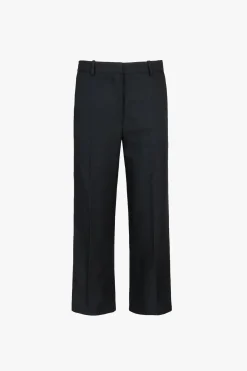 Uniform^Sandy Liang Boxy Pant In Black