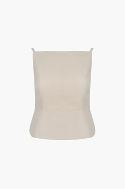 Tops^Sandy Liang Brando Top In Natural