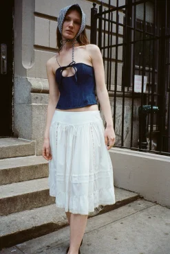 Skirts^Sandy Liang Calico Skirt