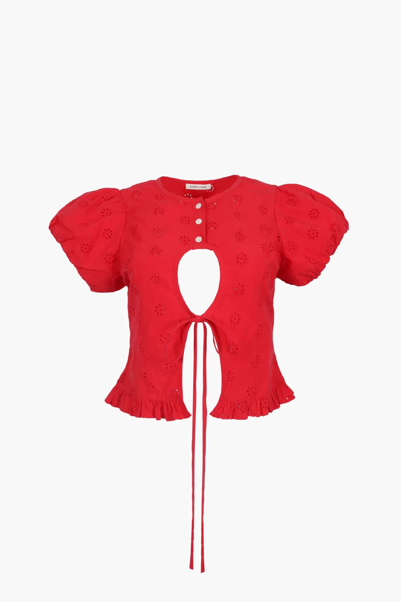 Tops^Sandy Liang Cameo Top In Red
