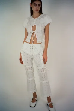 Tops^Sandy Liang Cameo Top In White