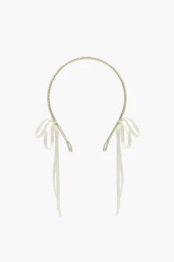 Bridal^Sandy Liang Capelli Headband In Cream