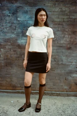 Skirts^Sandy Liang Catbus Skirt In Black