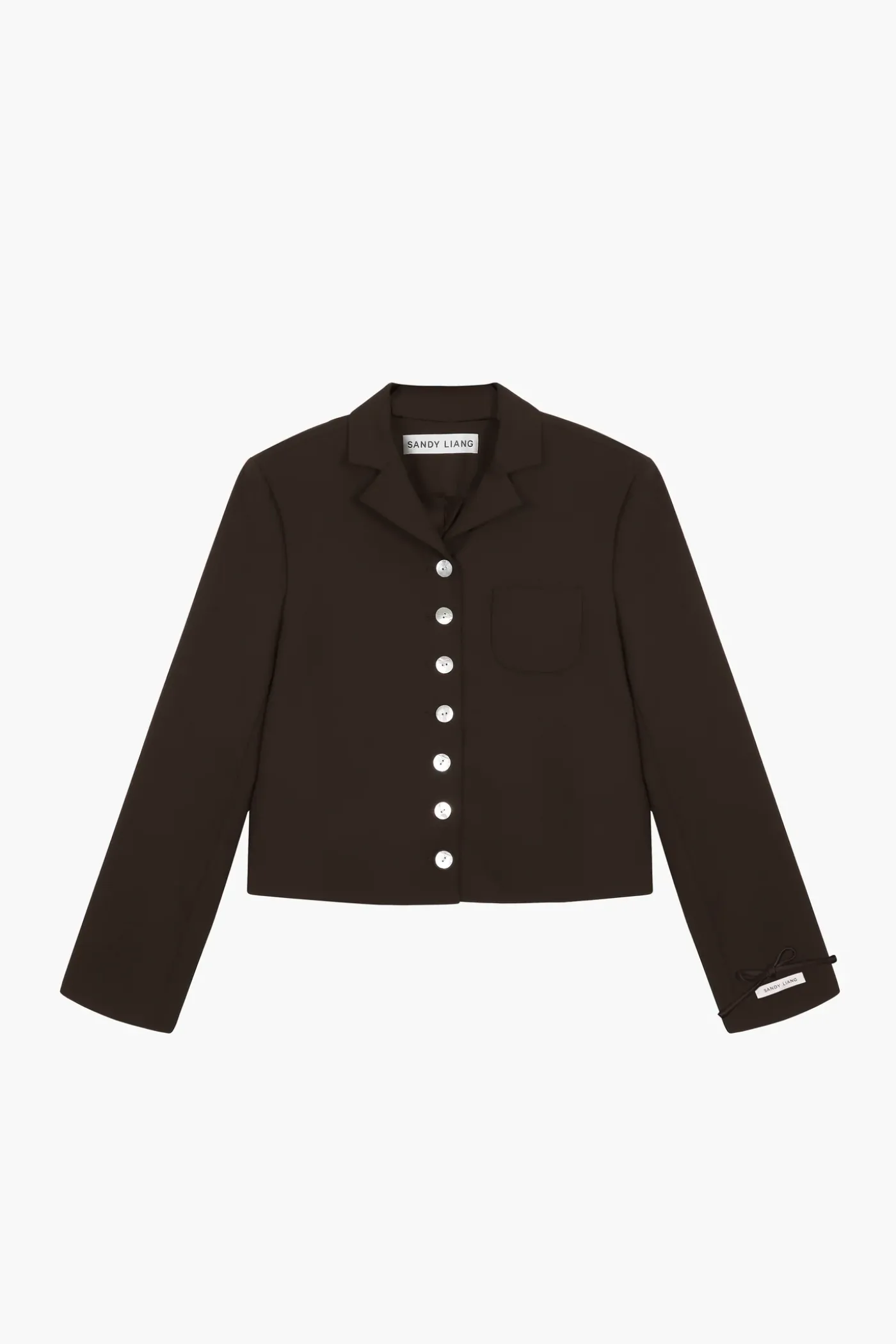 Outerwear^Sandy Liang Charm Jacket In Brown