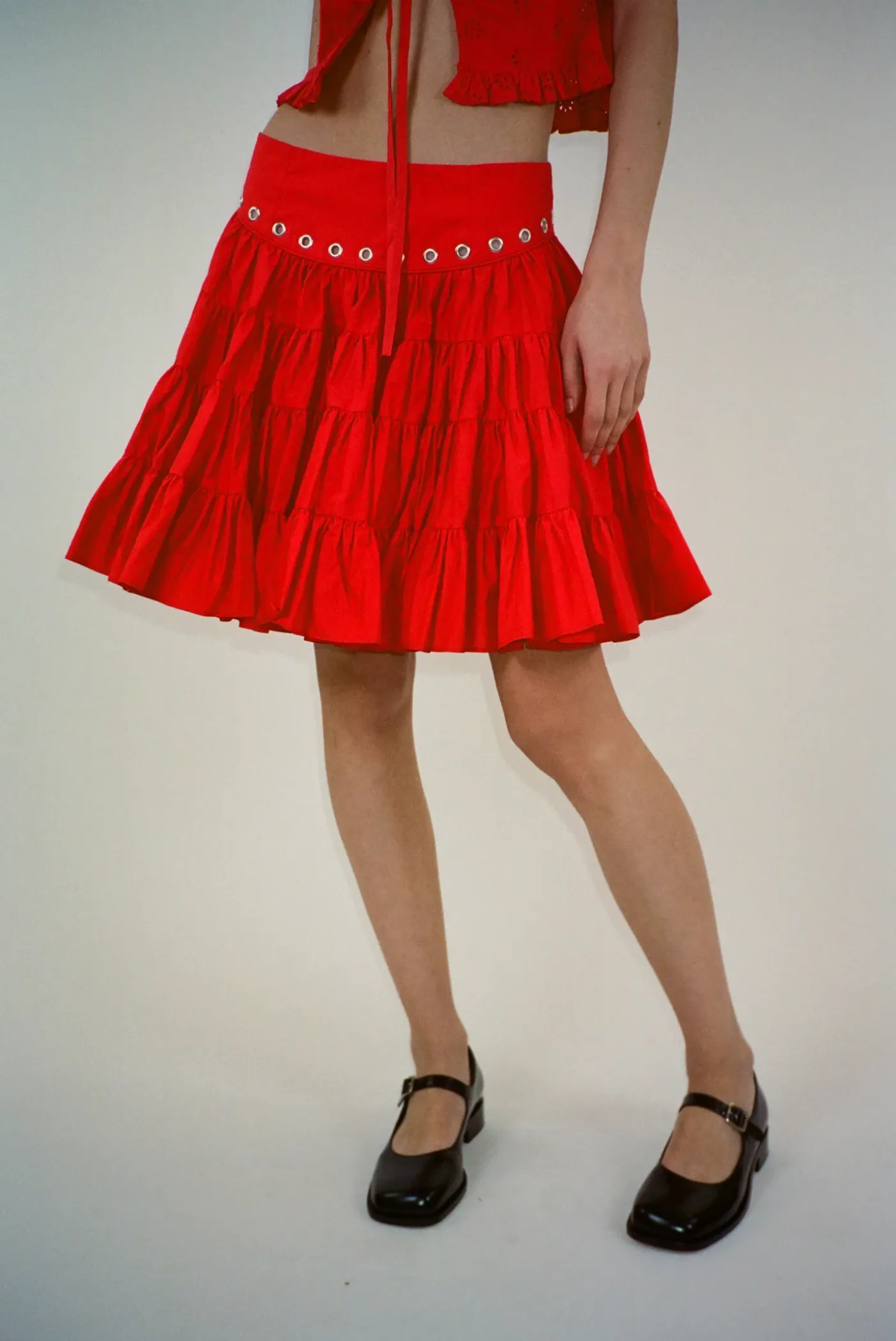 Skirts^Sandy Liang Chumi Skirt In Red