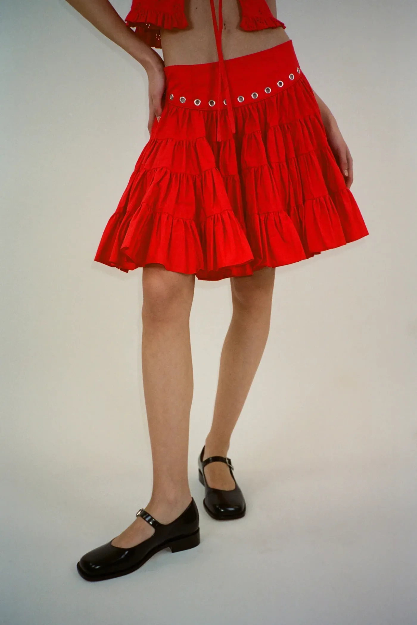Skirts^Sandy Liang Chumi Skirt In Red