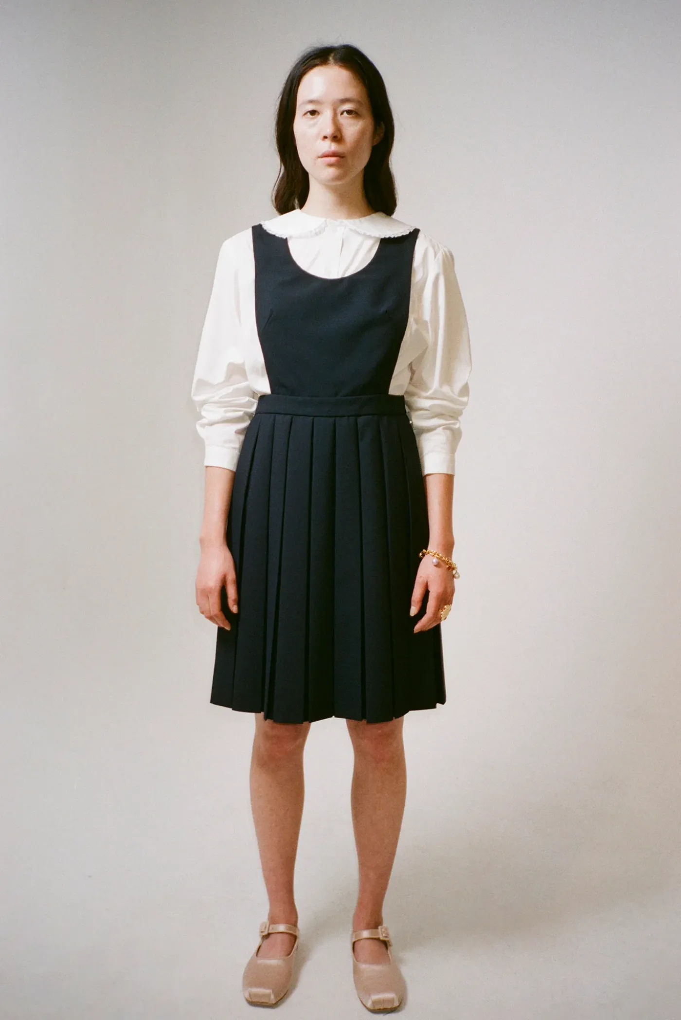 Dresses^Sandy Liang Co Pilot Pinafore Dress