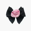 Hair^Sandy Liang Corsage Hair Bow In Pink