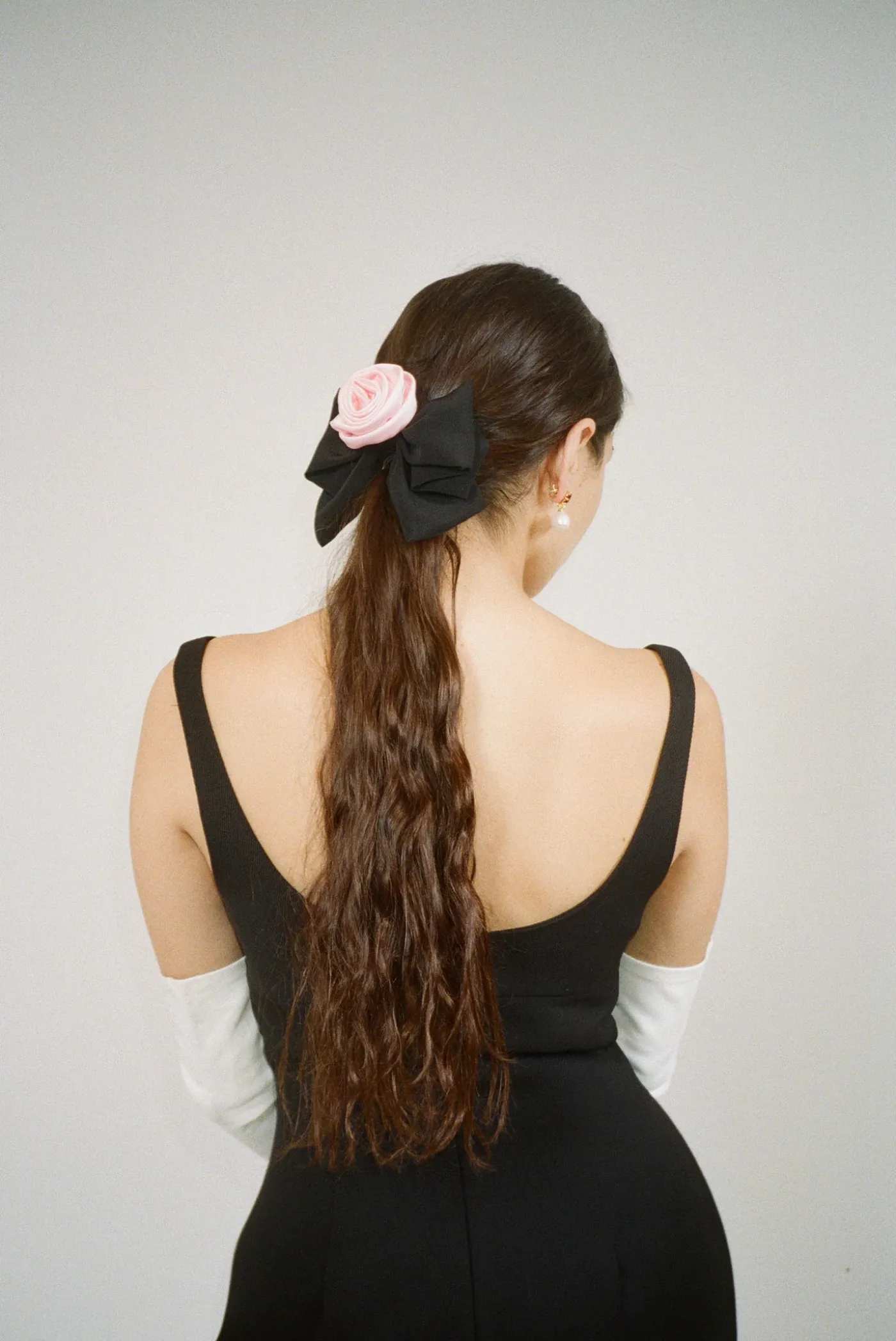 Hair^Sandy Liang Corsage Hair Bow In Pink
