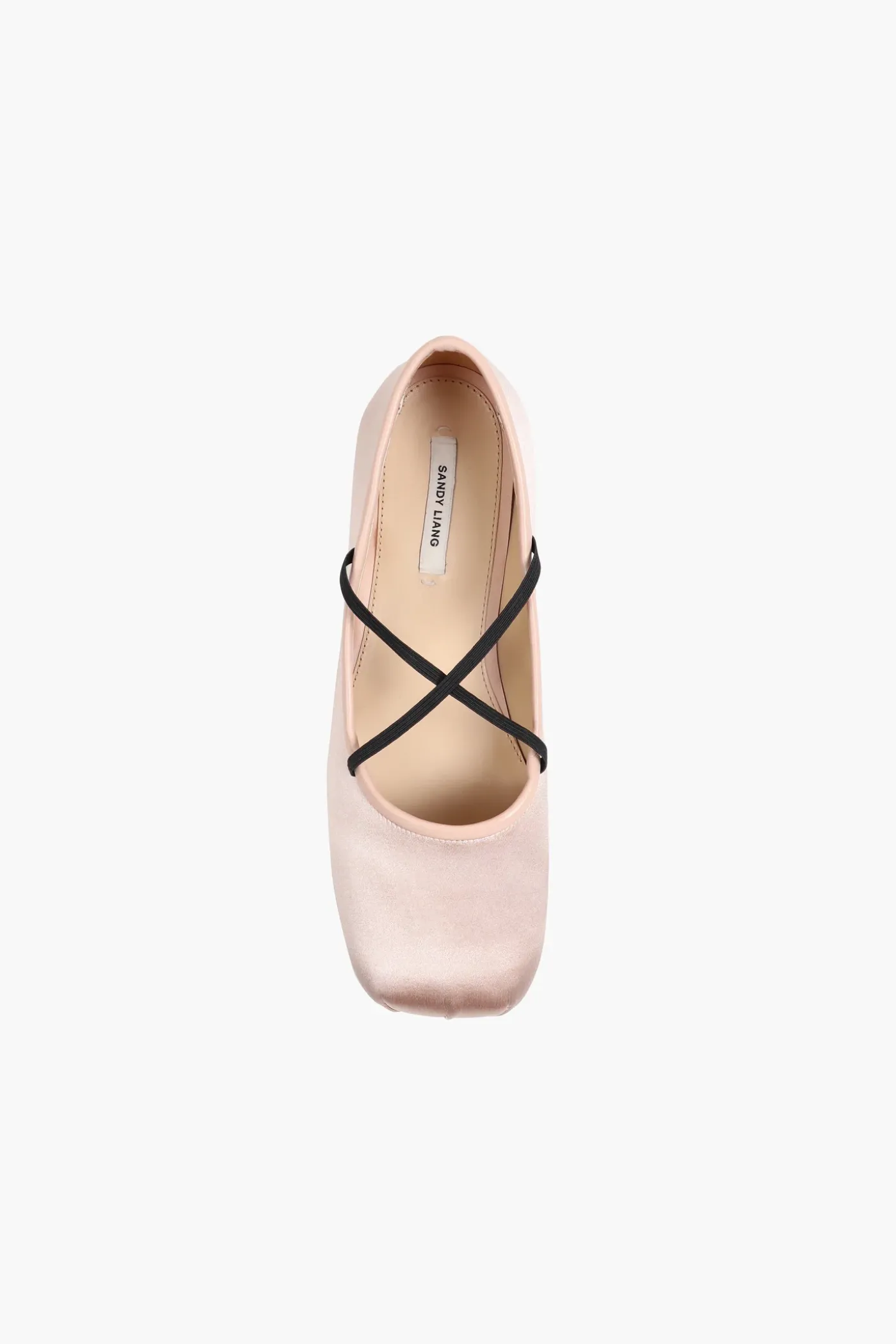 Shoes^Sandy Liang Criss Cross Pointe In Ballet Satin