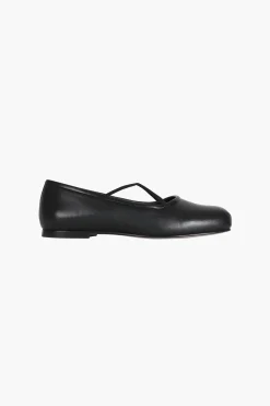 Shoes^Sandy Liang Criss Cross Pointe In Black Nappa