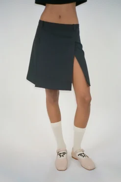Skirts^Sandy Liang Dart Skirt In Black