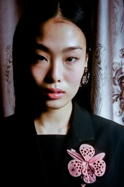 Hair^Sandy Liang Dendrobium Clip In Pink