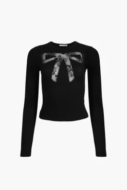 Tops^Sandy Liang Doting Top In Black