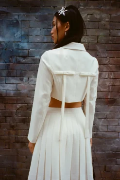 Bridal^Sandy Liang Ennis Jacket In Bone