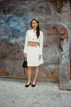Bridal^Sandy Liang Ennis Jacket In Bone