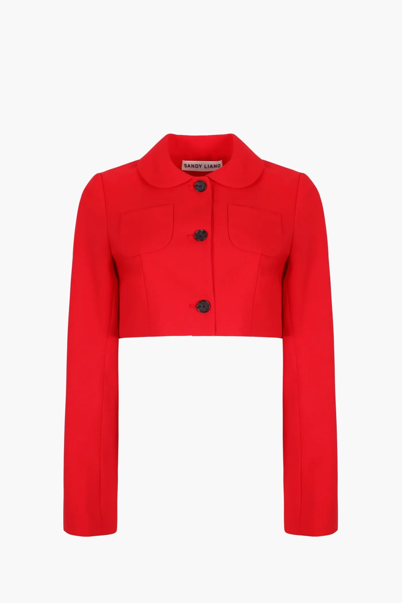 Uniform^Sandy Liang Ennis Jacket In Red
