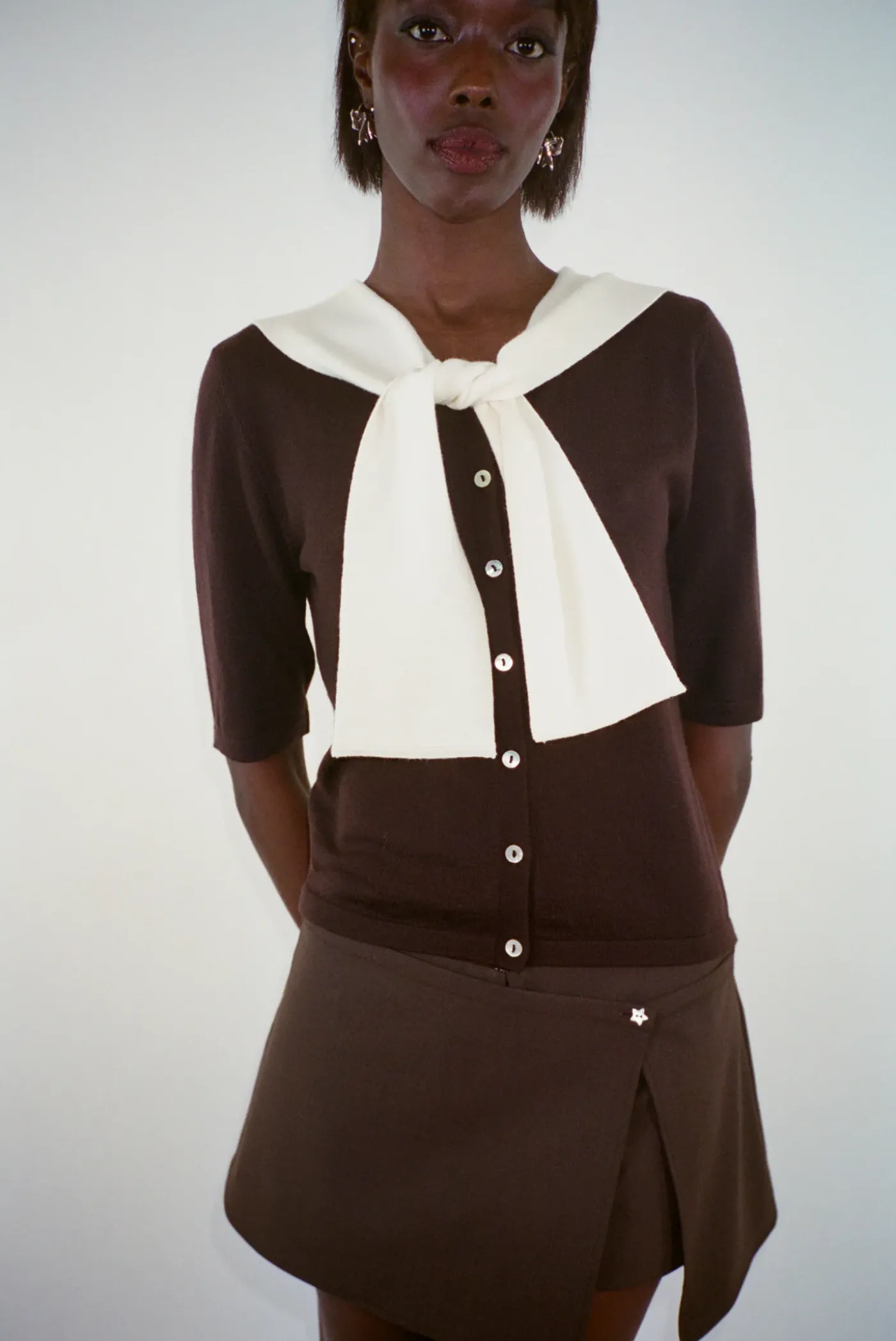 Knits^Sandy Liang Erris Cardigan