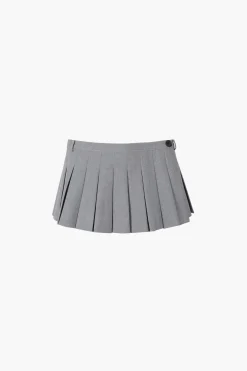Skirts^Sandy Liang Franc Skort In Grey