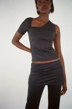 Tops^Sandy Liang Galway Top In Black