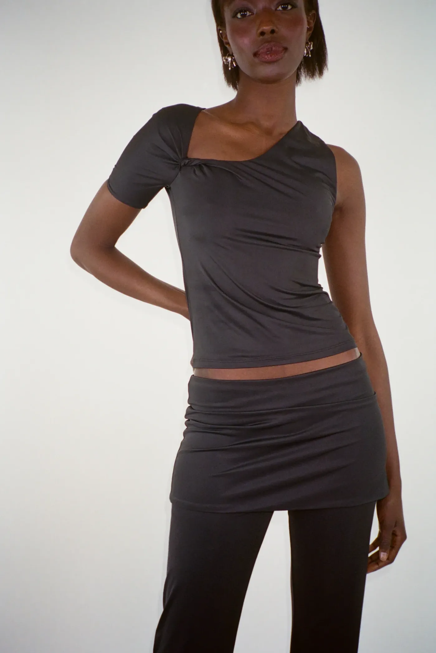 Tops^Sandy Liang Galway Top In Black