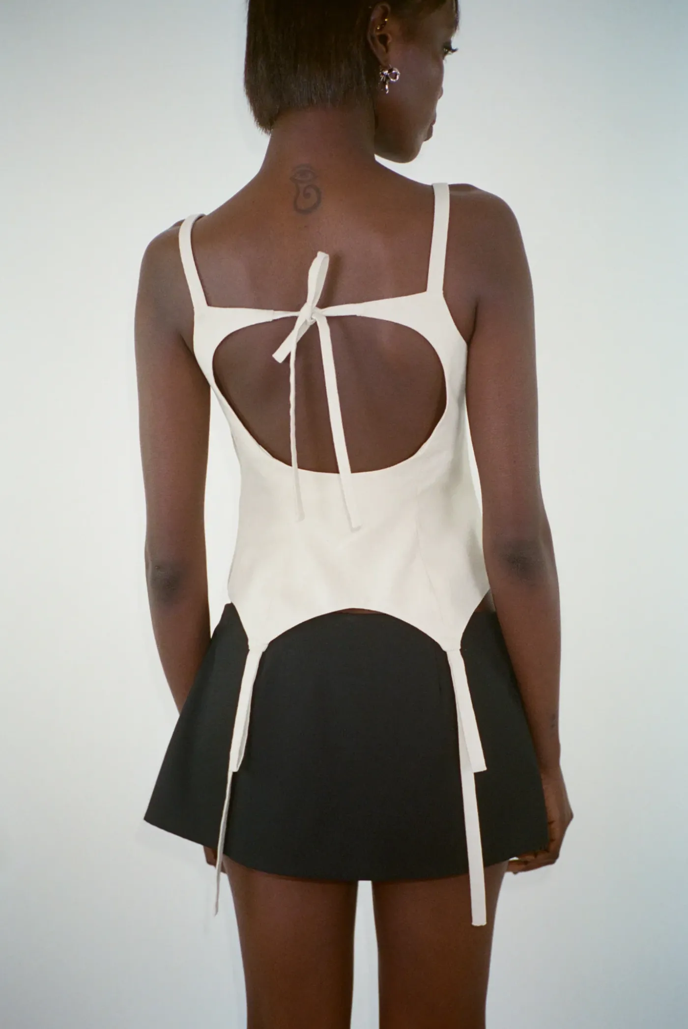 Uniform^Sandy Liang Goto Skort In Black