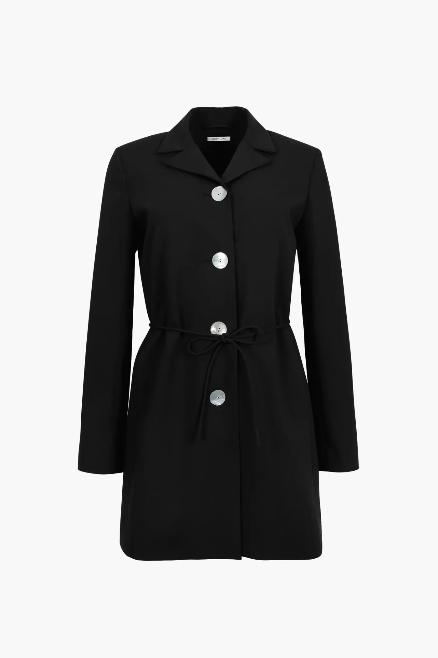 Outerwear^Sandy Liang Greene Coat In Black