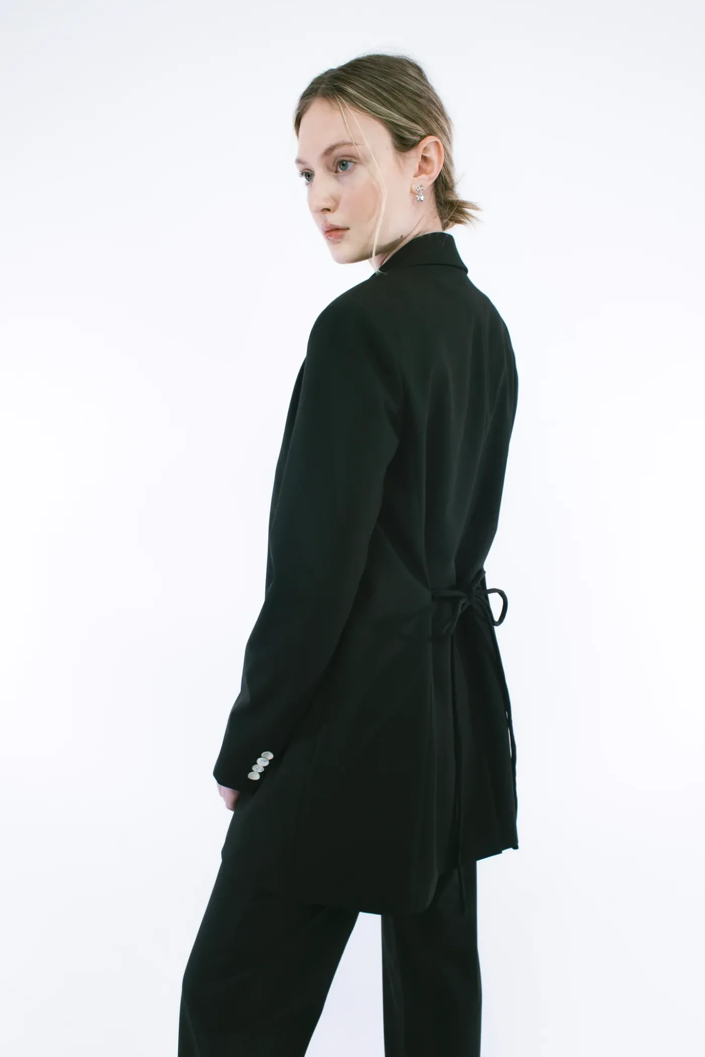 Outerwear^Sandy Liang Greene Coat In Black