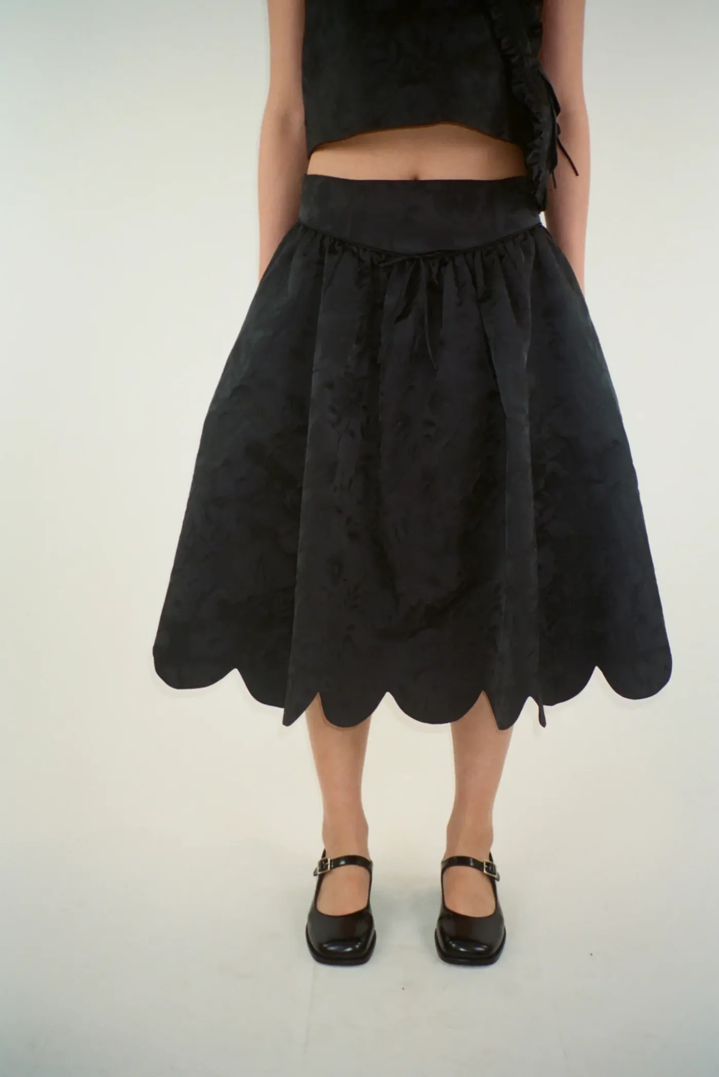 Skirts^Sandy Liang Greta Skirt In Black