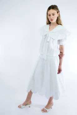 Tops^Sandy Liang Guagua Top In White