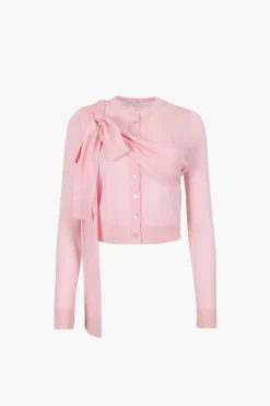 Knits^Sandy Liang Hermit Cardigan In Pink
