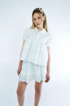 Skirts^Sandy Liang Ira Skirt In White