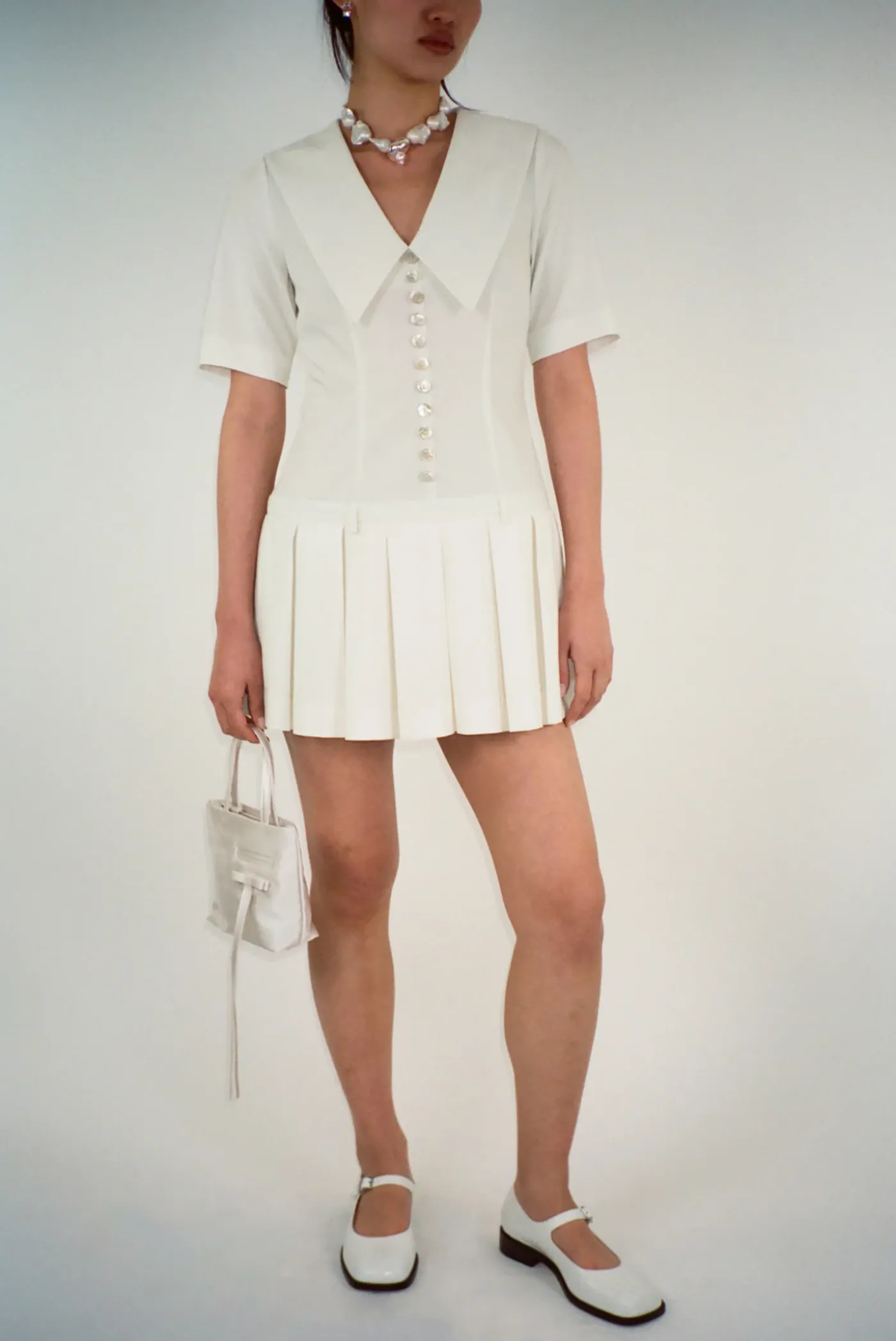 Dresses^Sandy Liang Kerry Dress In Bone