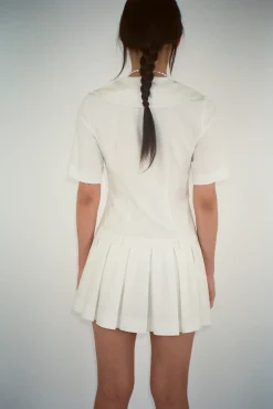 Dresses^Sandy Liang Kerry Dress In Bone