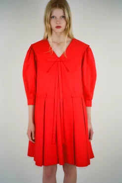 Dresses^Sandy Liang Kismet Dress In Red