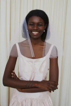 Bridal^Sandy Liang Kourtney Veil In White