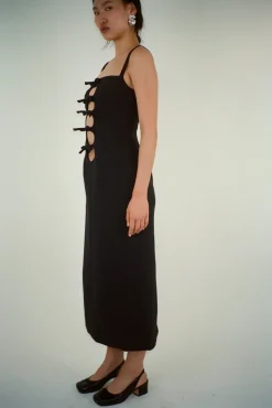 Dresses^Sandy Liang Leonie Dress In Black