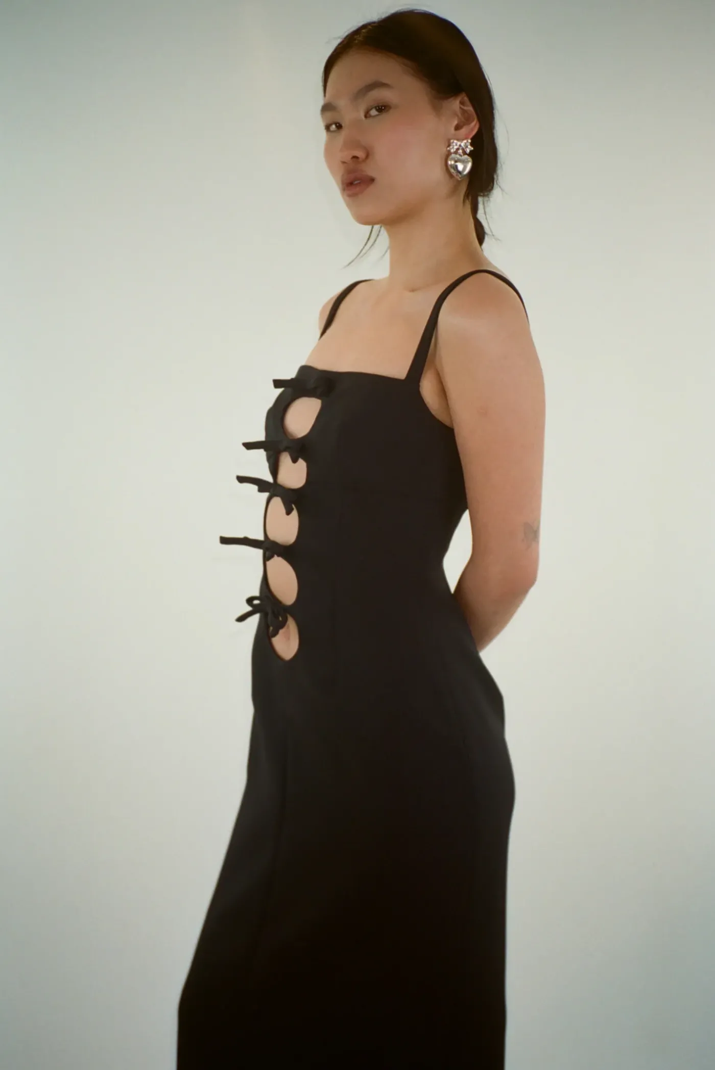 Dresses^Sandy Liang Leonie Dress In Black
