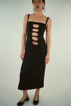 Dresses^Sandy Liang Leonie Dress In Black