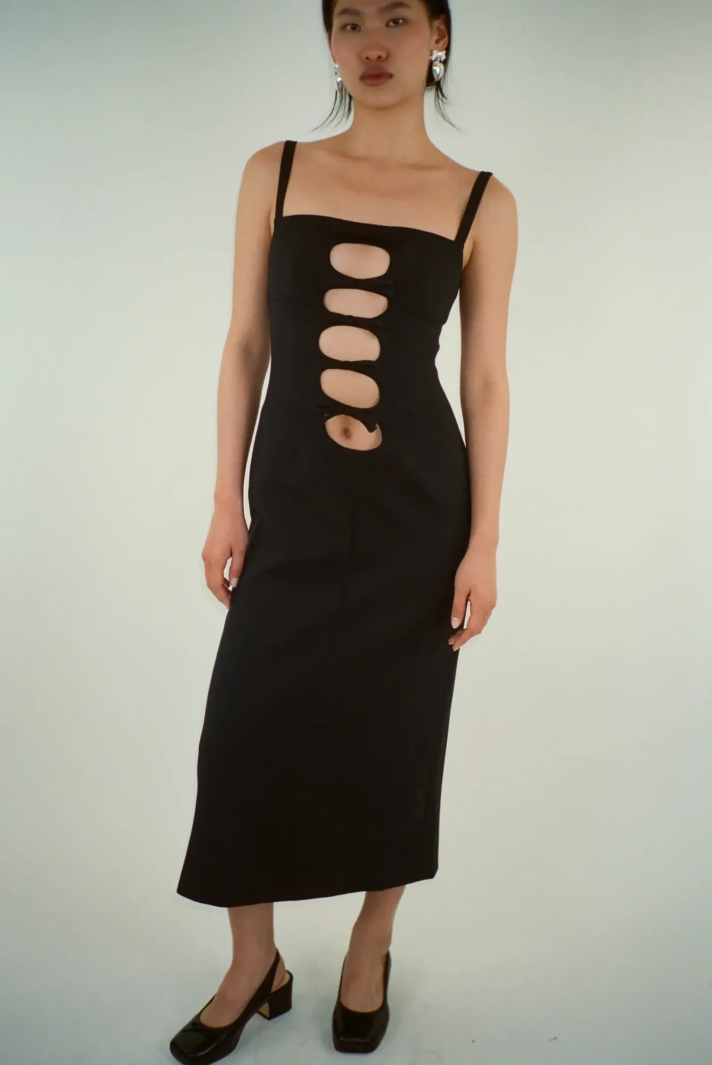 Dresses^Sandy Liang Leonie Dress In Black