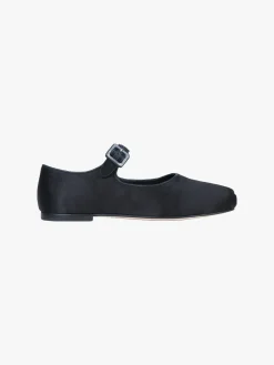 Shoes^Sandy Liang Mary Jane Pointe In Black Satin