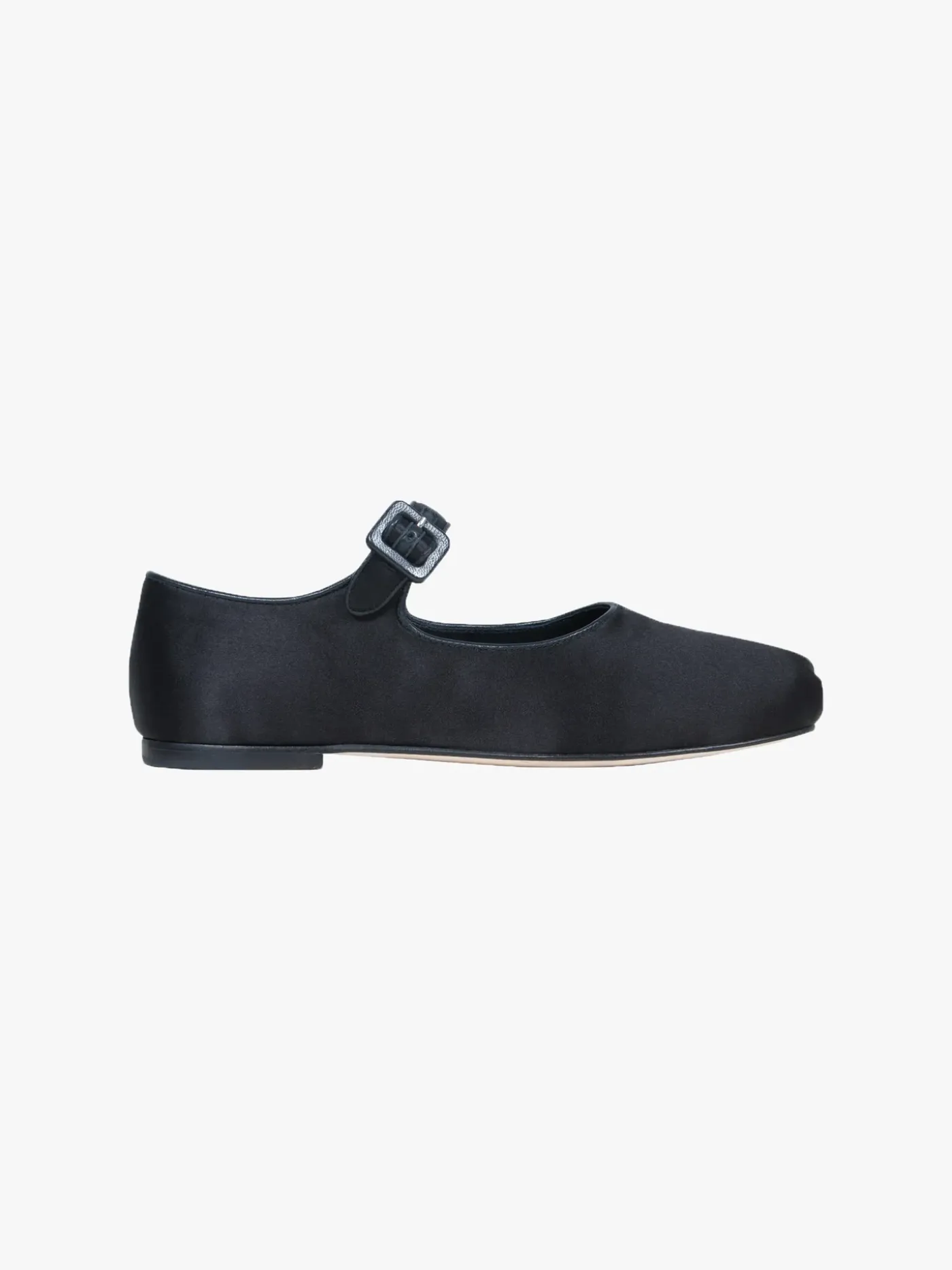 Shoes^Sandy Liang Mary Jane Pointe In Black Satin