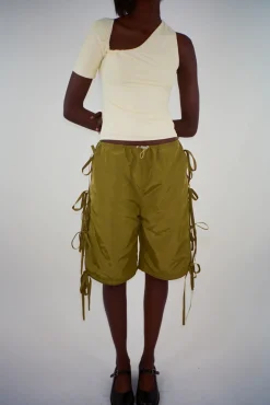 Pants^Sandy Liang Mason Short In Pickle