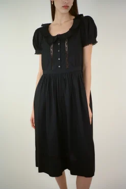 Dresses^Sandy Liang Middy Dress In Black