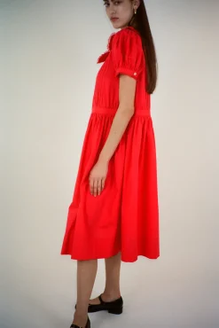 Dresses^Sandy Liang Middy Dress In Red